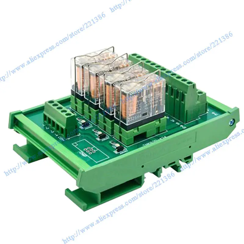 4 канала 5A 24V OMRON релейная плата драйвера модуля выходной усилитель плата ПЛК плата Omron релейный G2R-1-E Omron NPN релейный модуль