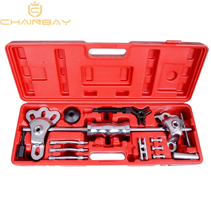 

Slide Hammer Puller Set Wheel Bearing Removal Tool w/Slide Hammer Attachments- Wheel Hub Puller Dent Repair Kit