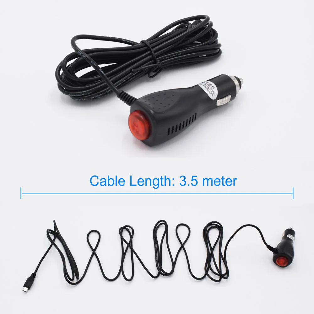 Автомобильное зарядное устройство XCGaoon 3 5 м в 2A micro USB с переключателем для