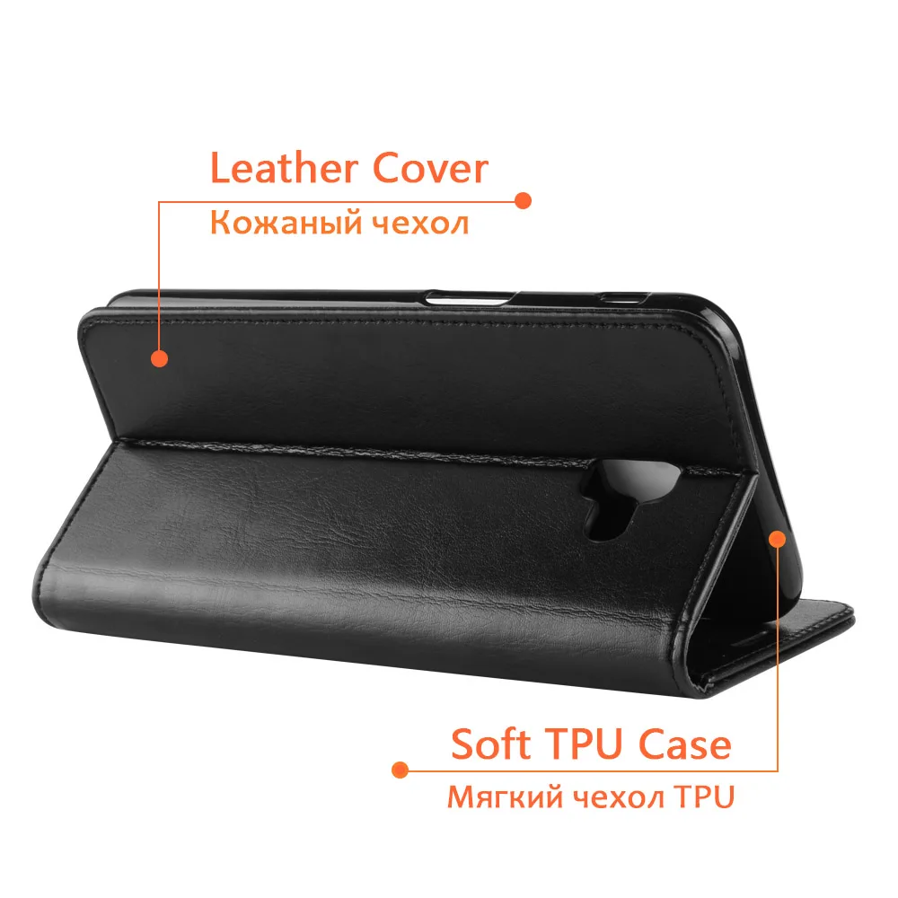 KSAM1123_6_Wallet Leather Case with Card Slots & Stand for Samsung A7 2018 A6 A8 Plus 2018 Cases for J2 J4 J6 Plus J8 2018 Leather Cover with Card Slots and Stand