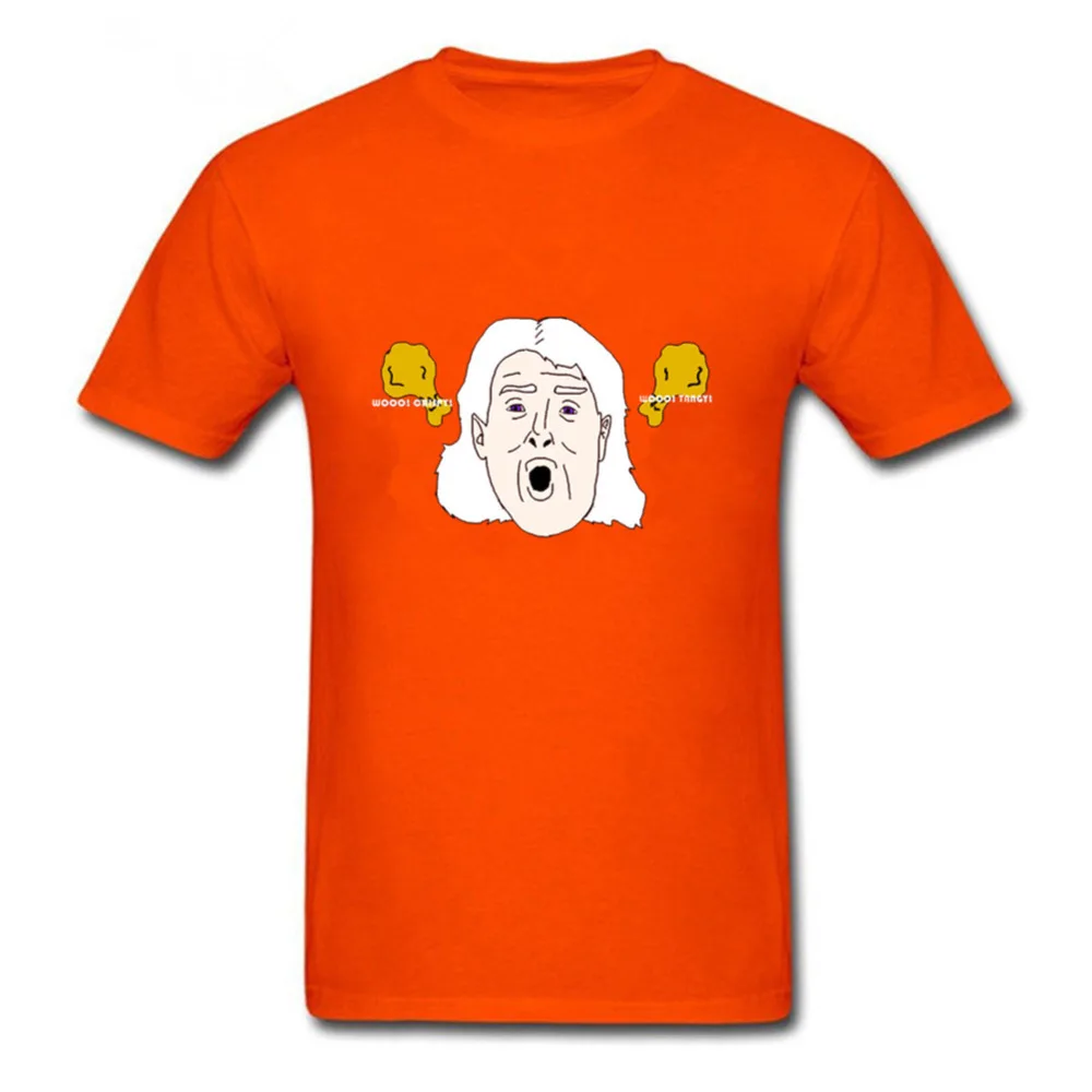 

2018 Hipster Basic Tops Funny Wooo Ric Flair Funny T Shirt for men