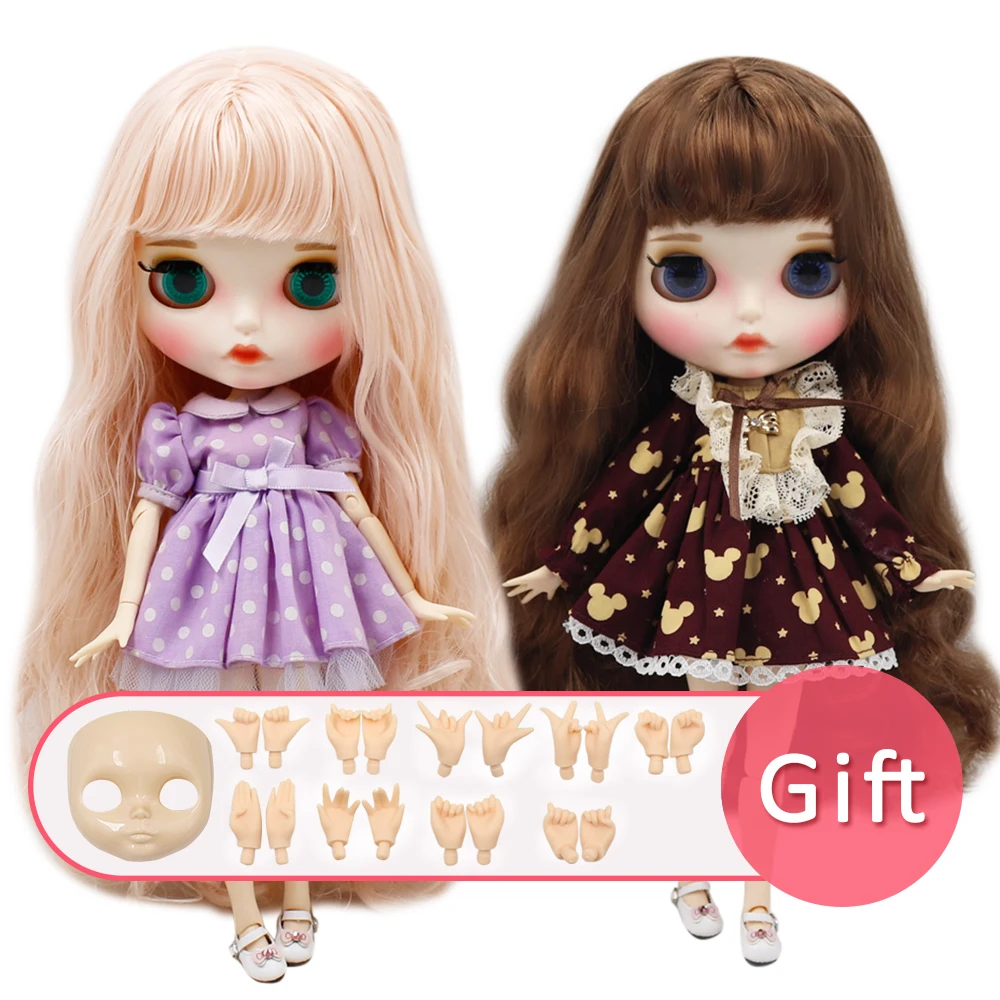 ICY Blyth кукла Обнаженная нормальное и общее тело с ручным набором AB и лицевой панелью в подарок Мода девушка 1/6 BJD кукла