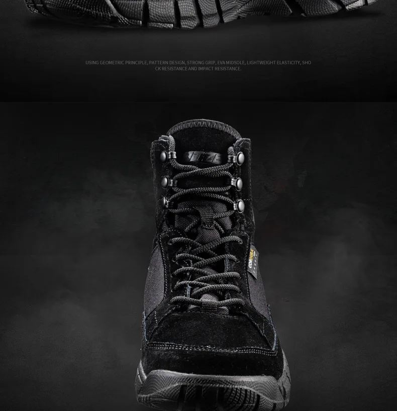 Уличные военные тактические тренировочные ботинки-дезерты для мужчин и женщин; сезон весна-осень; обувь для альпинизма; Ультралегкая дышащая походная обувь