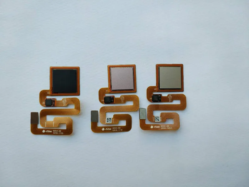 

100% TEST Fingerprint Sensor Home Return Key Menu Button original Flex Cable Ribbon for xiaomi redmi 3 3s 4X Replacement
