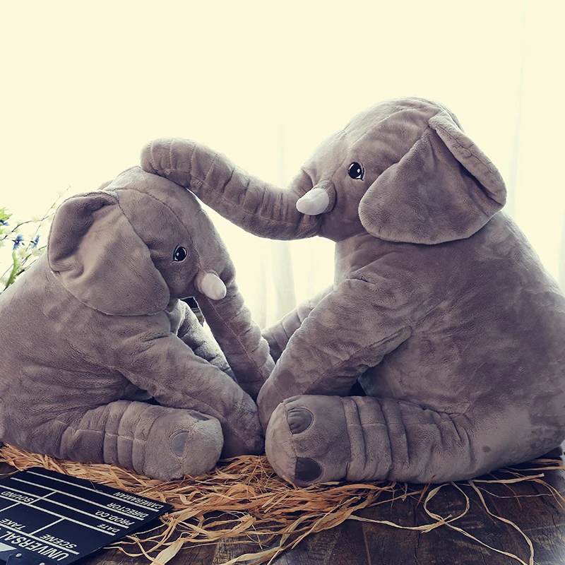 60 см Животные Elefante Pelucia плюшевые игрушки слон подушка мягкая для сна Мягкие Детские Playmate подарки на зиму