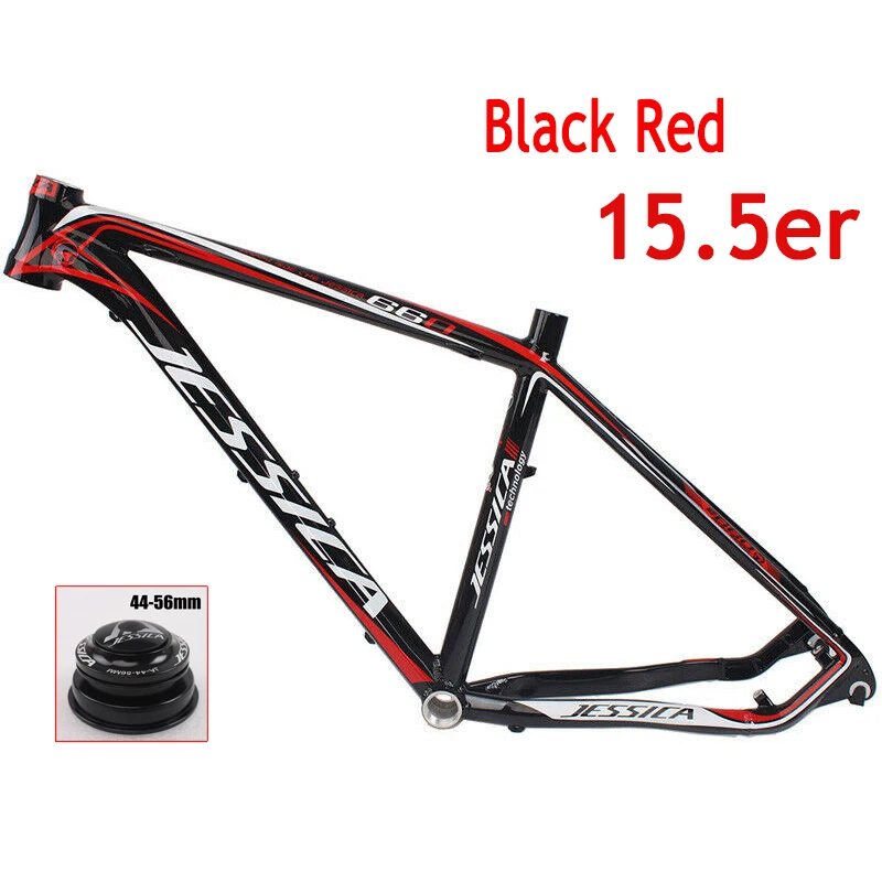 Discount JESSICA 26*15.5/17" Mountain Bike Frame MTB Bicycle Frame set 44-56mm Headtube Cycling Aluminum Alloy Frameset BB68 1 Discount JESSICA 26*15.5/17" Mountain Bike Frame MTB Bicycle Frame set 44-56mm Headtube Cycling Aluminum Alloy Frameset BB68 1