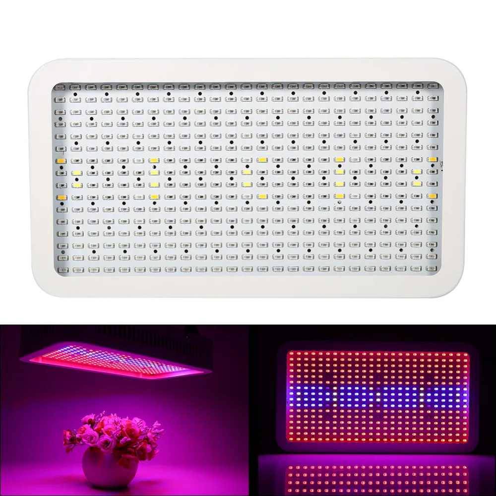 

85-265V 400W Full Spectrum 400 LED Grow Light For Indoor Garden Plants Veg Flower Lighting