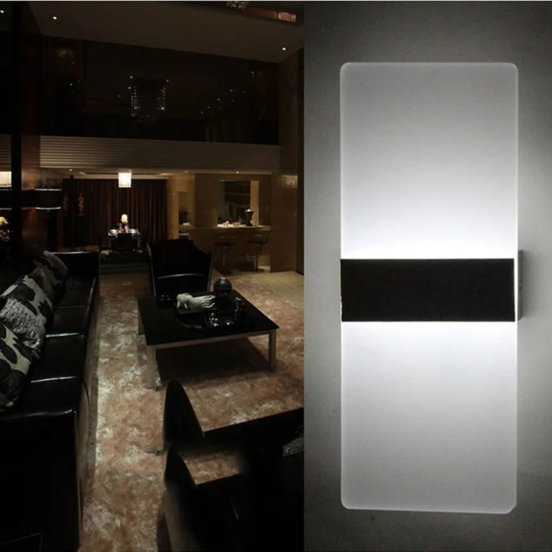  LED Wall Light-up Down Cube Indoor Outdoor Sconce Lighting Lamp Fixture Decor DAG-ship - 33030734944