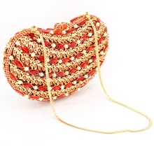 Круглые роскошные кристаллы алмаза клатч вечерняя сумка кошелек для свадьбы, вечеринки женская сумка-клатч 88549 88235