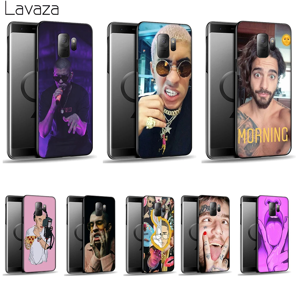 

Lavaza Lil Peep Bad Bunny Maluma design Soft Case for Galaxy S6 S7 Edge S8 S9 S10 Plus S10e Note 8 9 A3 A5 J6 A6 Plus A8 A9 2018