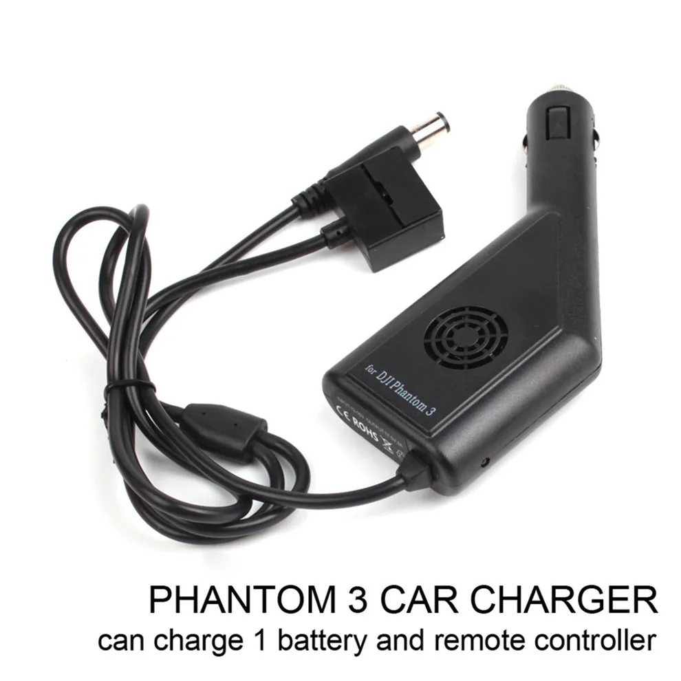 

Phantom 3 Car Charger Battery Remote Controller Charger For DJI Phantom 3 Professional Advanced Drone accessory Travel Charging