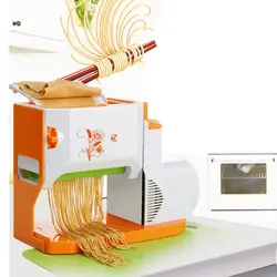 JIQI электрическая Лапша чайник автоматический раскатыватель теста прессовочная машина для изготовления макарон ручной рукоятки спагетти
