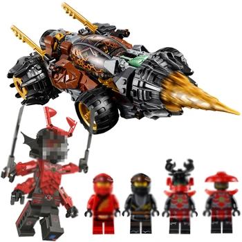 

610PCS Giant Earth Moving Chariot Building Blocks Kit Ninja series minifigs Toys for Children