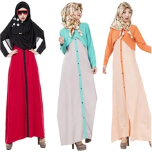 Turkish women clothing Abaya muslim dress fake two-piece islamic abaya jilbab musulmane vestidos longos clothes kaftan giyim