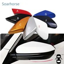 Soarhorse Car Outer Rearview Mirror Cover Side door Mirror Housing Cap Fits For Honda Civic