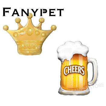 

50pcs/lot Big Size Beer Mug Foil Balloons Wedding Party Supplies Helium Inflatable Toy Balloon Birthday Gifts.