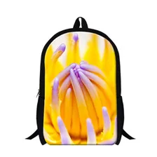 Women sweet smaller ditsy Rose Flower printing Backpack school college shoulder book bags preppy girls canvas backpacks