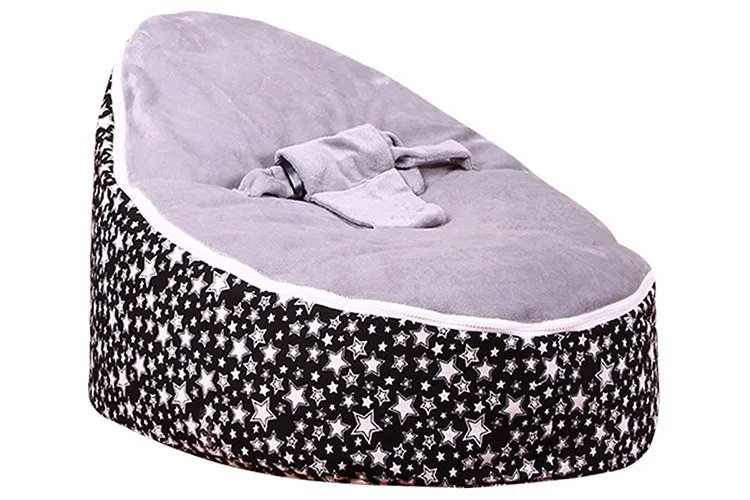 Levmoon звезда средняя кресло мешок детская кровать для сна Портативный складной детского сиденья Диван Zac без наполнителя