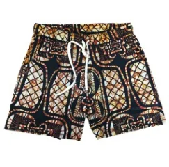 Для женщин в африканском стиле шорты с принтами Afrocentric ткань сделана с Китенге ткани Современные шорты Анкара для лета - Цвет: SH202C