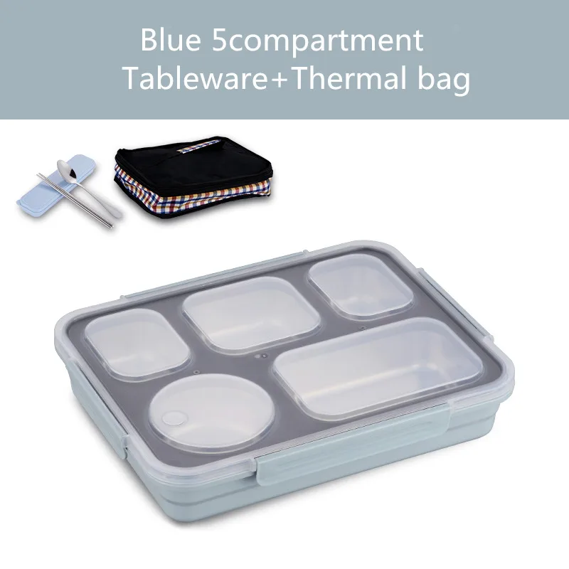 MICCK Теплоизоляционный Ланч-бокс, экологически чистый Бенто-бокс с ...