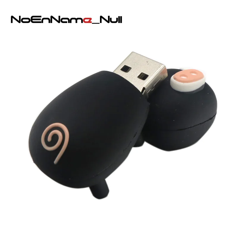 

Wholesale Black Pig USB Flash Drive Cute Animal Pen Drive Gift Cartoon Pendrives 4GB/8GB/16GB memory stick Wholesale 128GB