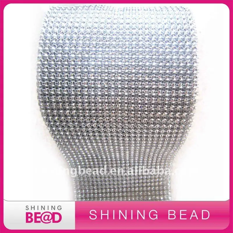 

24 rows silver plastic trimming without rhinestone+free shipping+fast delivery