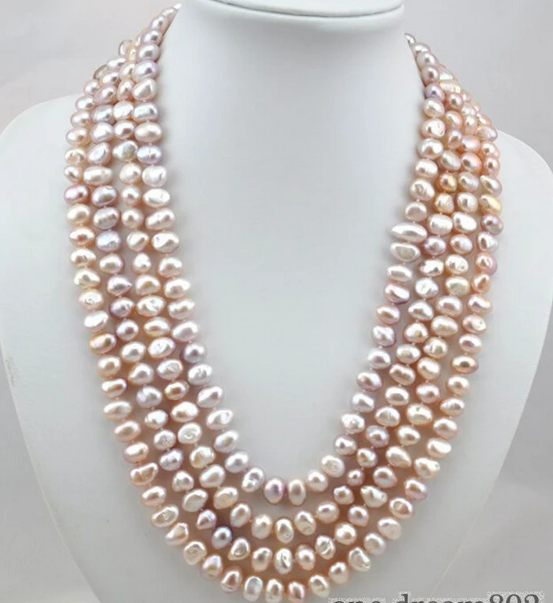 

FREE shipping>>>>100"12mm baroque purple freshwater pearl necklace
