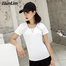 Женский топ для фитнеса, рубашка для йоги, летние свободные рубашки для бега, Сетчатая футболка для тренировок, для спортзала, быстросохнущая Женская спортивная майка, одежда для фитнеса