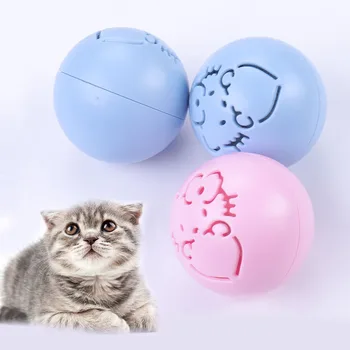 

Cat Ball Toys Rolling Ball Funny Plastic Rolling Ball With Catnip And Bell Interactive Toys For Kitten Cat Supplies Pet Product