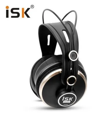 

High Quality ISK HD9999 Fully enclosed Monitor Headset earphone for DJ/audio mixing/recording studio monitoring