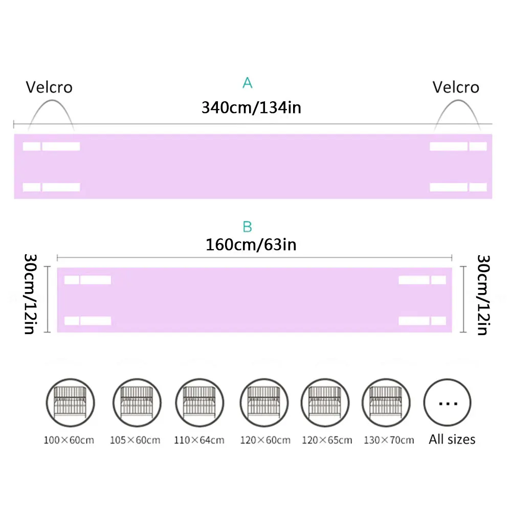 Воздухопроницаемая сетка для детской кроватки для новорожденных и малышей, защита для кроватки против столкновений, съемная подкладка для кроватки Белоснежки