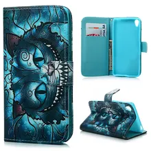 For Sony Xperia XA Case Cover Lovely PU Leather Wallet Card Flip Case Colorful Paint Cat Feather Flower Skin For Sony Xperia XA