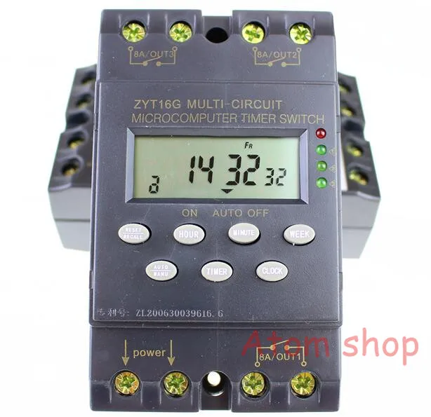 timer switch ZYT16G 3a 220V 25A cycle time controlled