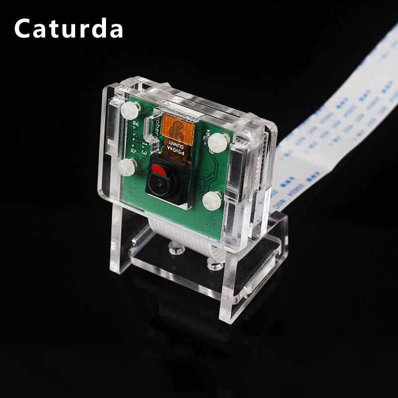 Модуль камеры Raspberry Pi 4 5 МП видеокамера 3 1080P 720P + акриловый держатель для / 3B Plus/