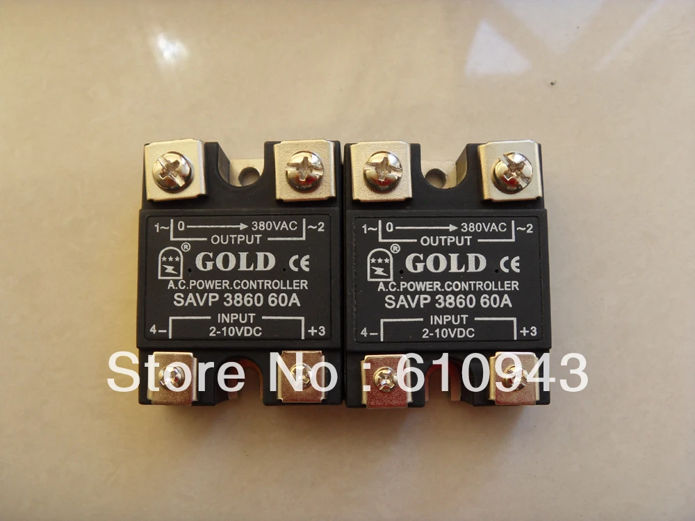 

SAVP3860D 2-10VDC or 4-20mAadjust voltage mold Solid State Relay Voltage Resistance Regulator