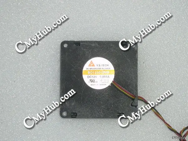 For Y.S.TECH BD125010MB DC12V 0.055A 5010 5CM 50mm 50x50x10mm 3pin Cooling Fan | Компьютеры и офис