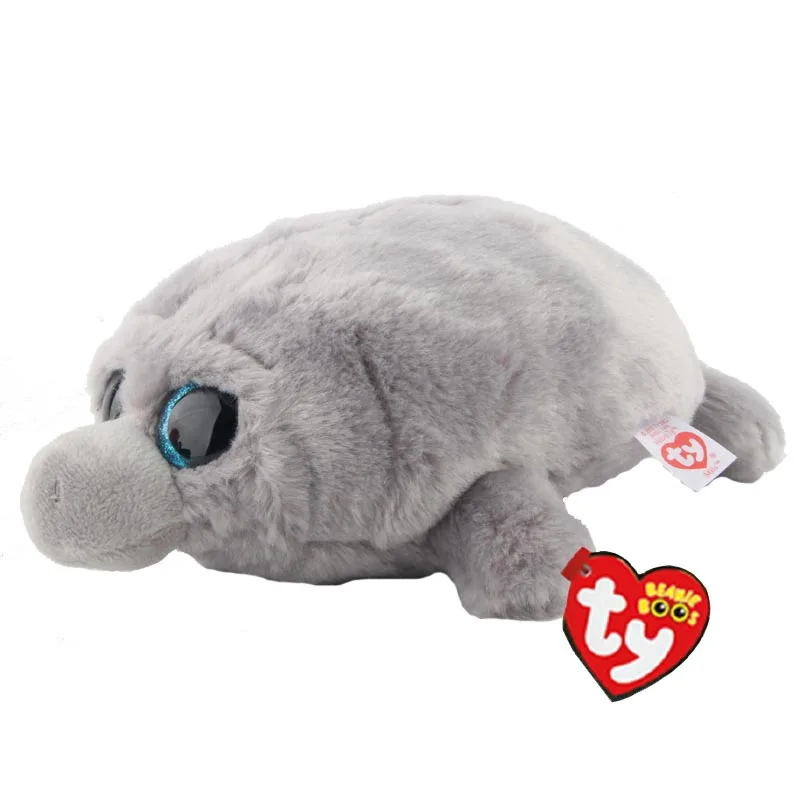 

Ty Beanie Animals Milo the Manatee Plush Toy 15cm