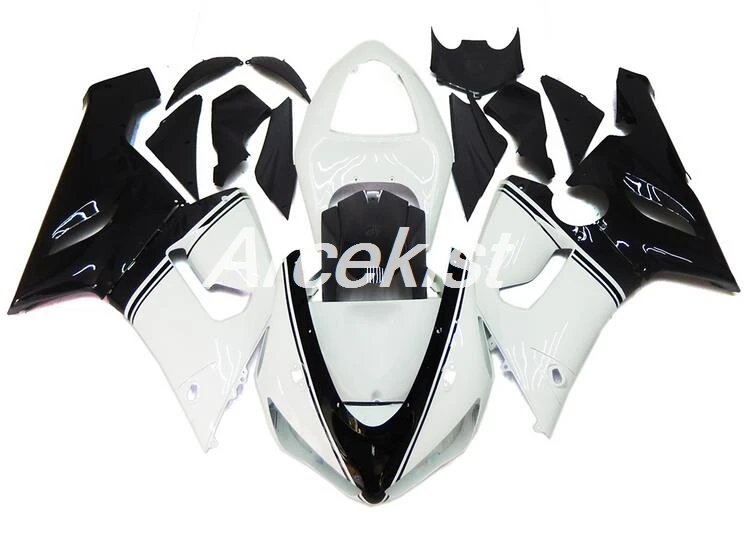 

High Quality New ABS Fairings Kit Fit for kawasaki Ninja ZX6R 636 2005 2006 6R 05 06 ZX-6R Fairing set black white TOP