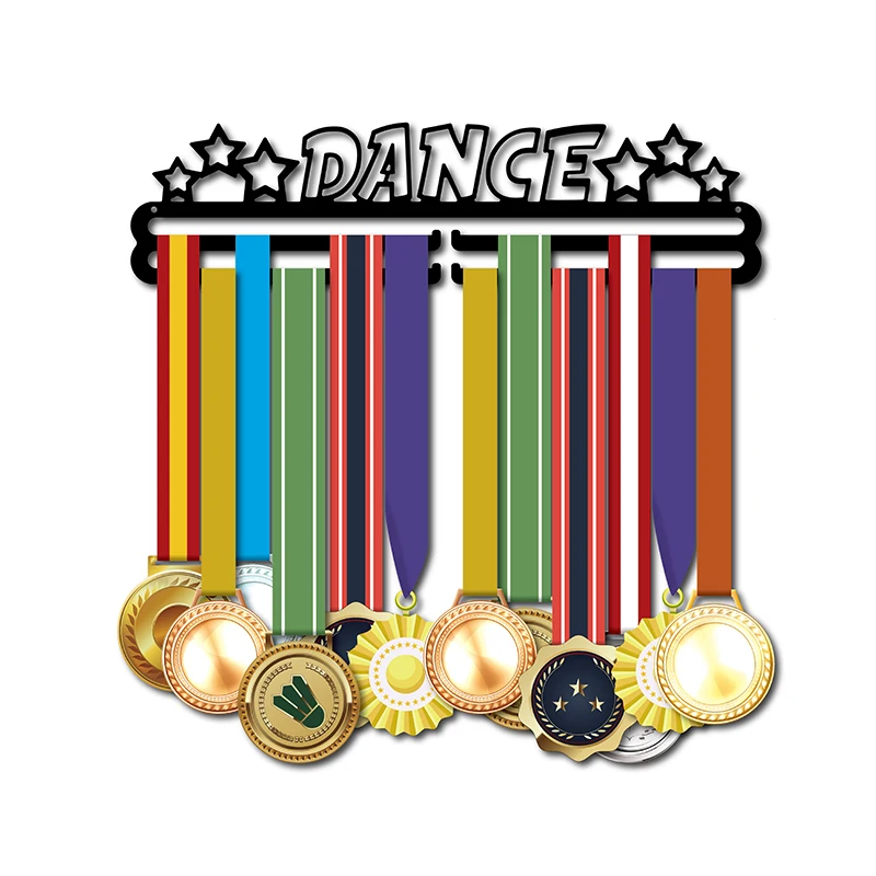 Medalha cabide para dançarina de metal dança