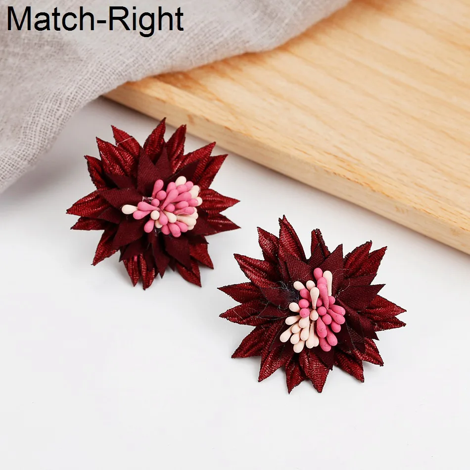 

Match-Right Trendy Earrings for Women/Cute/Flower/Big/Korean//Kpop/Statement/Stud Earrings Fashion Jewelry female SP645