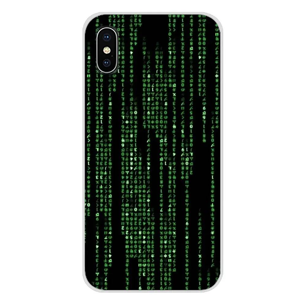 Минималистичный дизайн матричный код для Xiaomi Mi6 A1 5X 6X Redmi Note 5 5A 4X 4A 4 3 Plus Pro pocophone F1