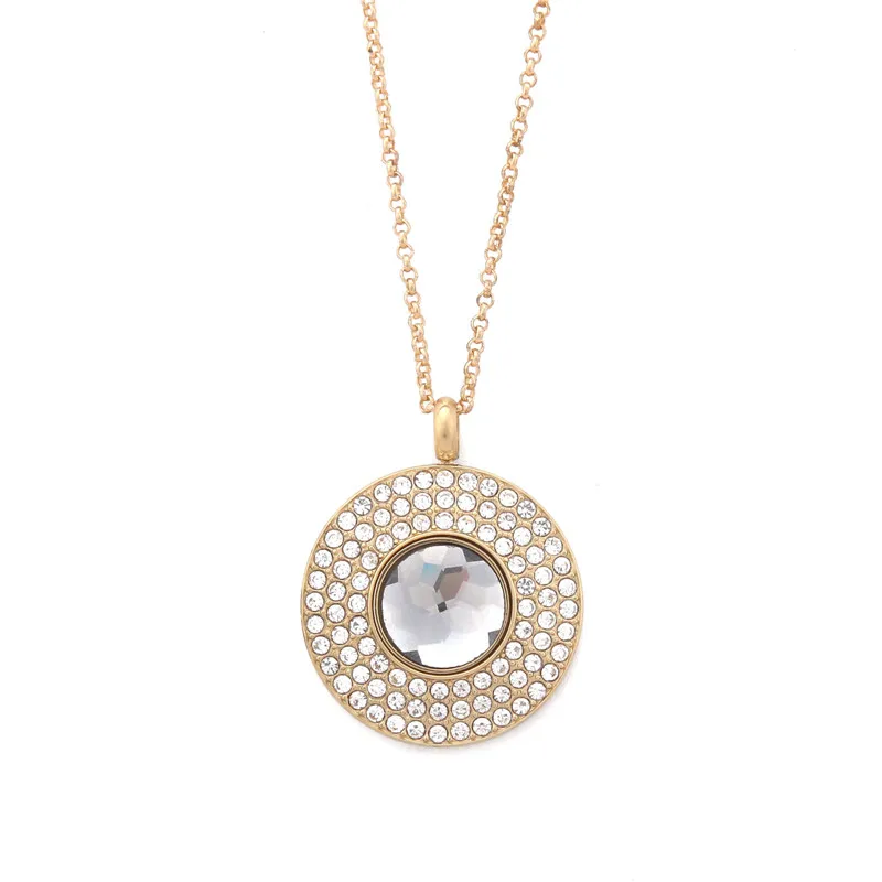 Keamsty 12mm magnético cristal marrón Moneda de moda cambiar pulsera y collar de acero inoxidable Keamsty 12mm magnético cristal marrón Moneda de moda cambiar pulsera y collar de acero inoxidable