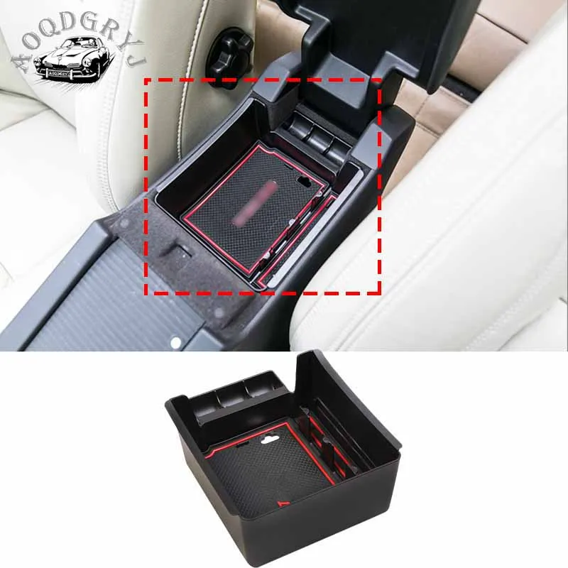 

ABS Car Armrest Storage Box Glove Box Fit For Volvo XC60 2009-2017 Car Styling