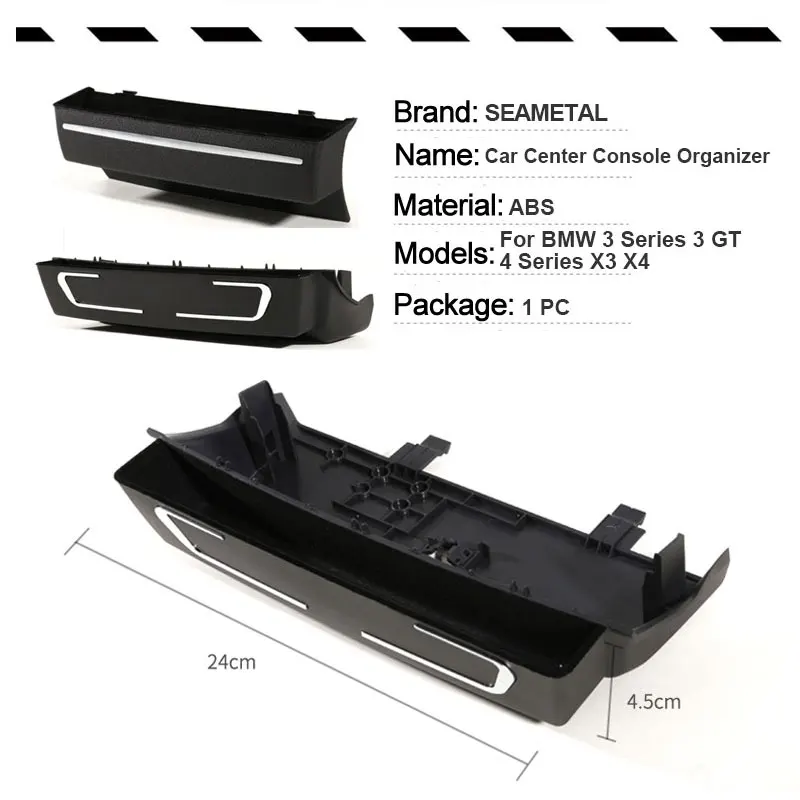 Коробка-органайзер в автомобиль для 3 4 серии F30 F34 3GT ABS центральная консоль для хранения автомобиля Замена передней панели авто аксессуары