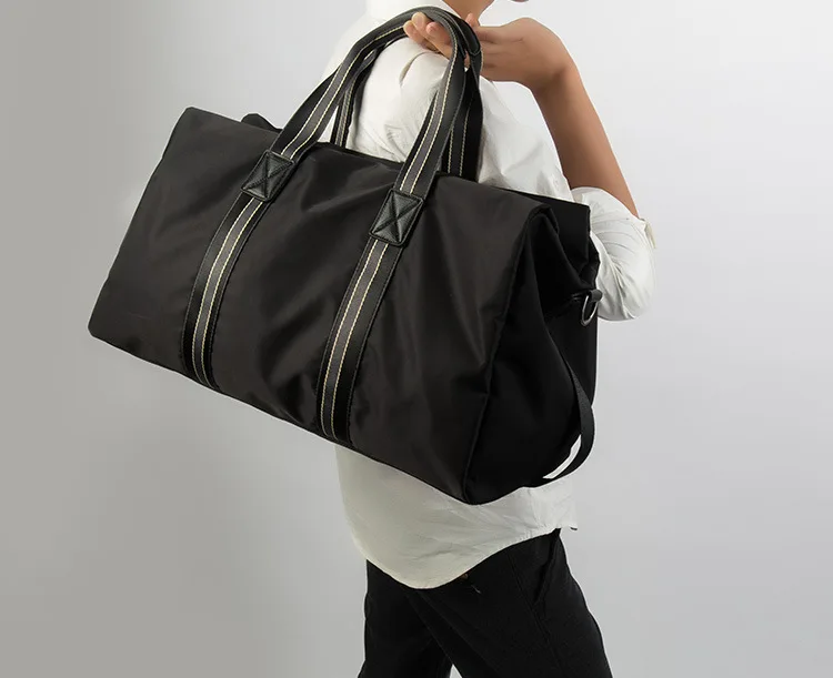 Bolsos de viaje de nailon de gran tamaño para hombre, bolsas de hombro  impermeables multifuncionales para fin de semana, bolsa de lona a la moda,  cubos de embalaje|Bolsas de viaje| - AliExpress