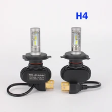 Из 2 предметов автомобиля Фары для авто 50 Вт 8000lm CREE led-чипов csp Spotlight автомобильных работы фара передних противотуманных фар H4 H7 h11 9005 9006