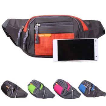 

2019 Brand New Fashion Unisex Waist Bag Mens Fanny Pack Fashion Camping Waist Pouch Sport Shoulder Bag