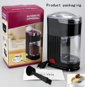 

Portable Mini Household Electric Coffee Grinder Makers Adjustable Size Automatic Grinding Machine