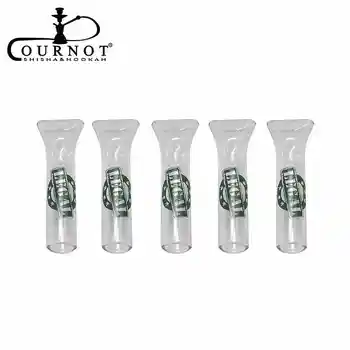 

5PCS Smoking mouthtips Glass Reusable Filter Tips Mouthtips Glass Mouth Tips