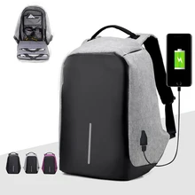 Многофункциональные мужские рюкзаки для ноутбука с USB зарядкой для подростков, школьная сумка Mochila, мужской рюкзак для отдыха и путешествий, анти вор, сумки для спортзала